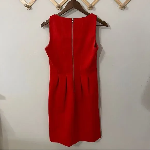 J. Crew  red dress size 6 - Picture 5 of 11